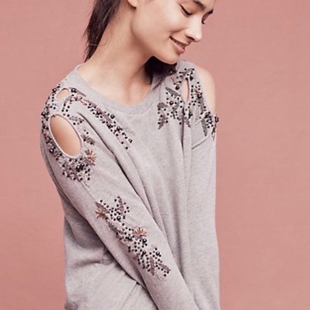 Anthropology Deletta Twilight Ivy Cold Shoulder